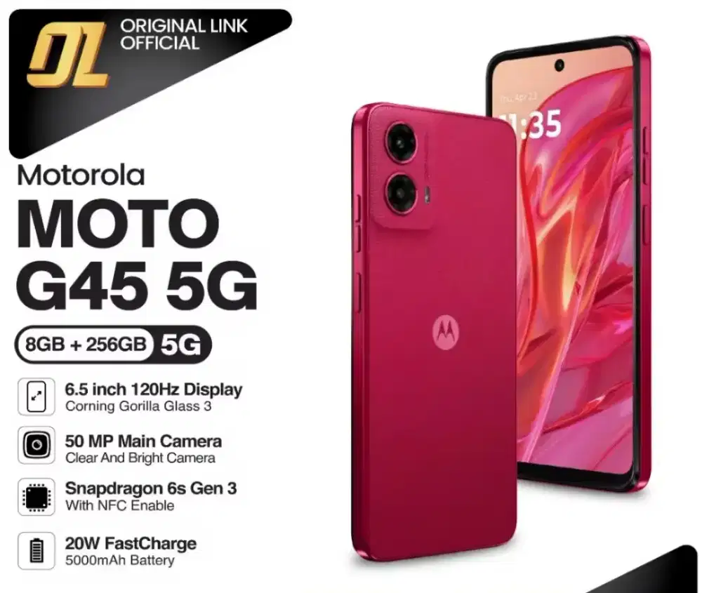 Jual Motorola G45 99% mulus
