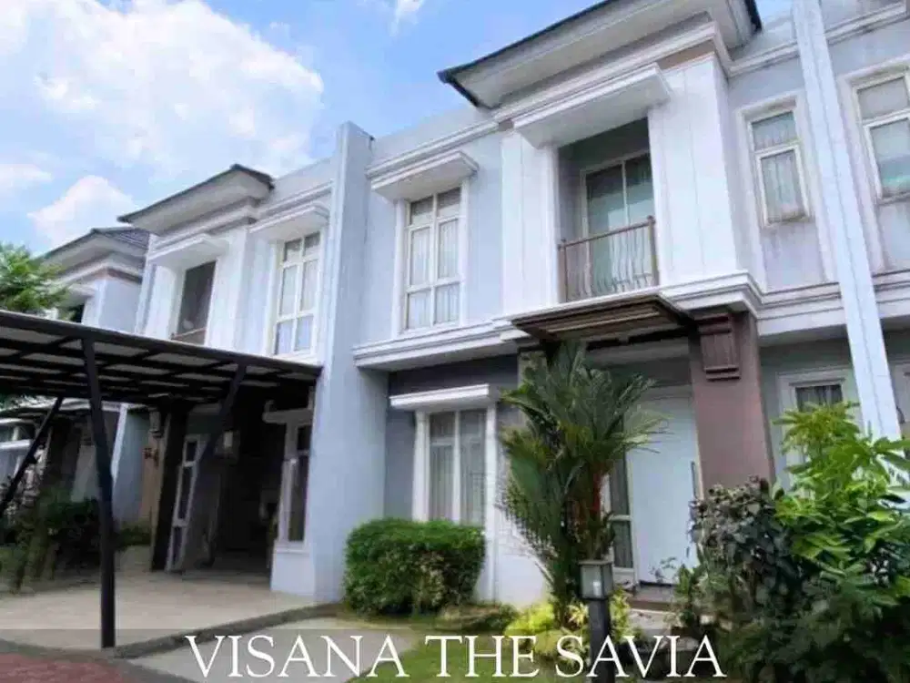 Rumah cantik dijual murah di Visana Savia Nusa Loka BSD, 5 menit ke Tol BSD, bisa KPR