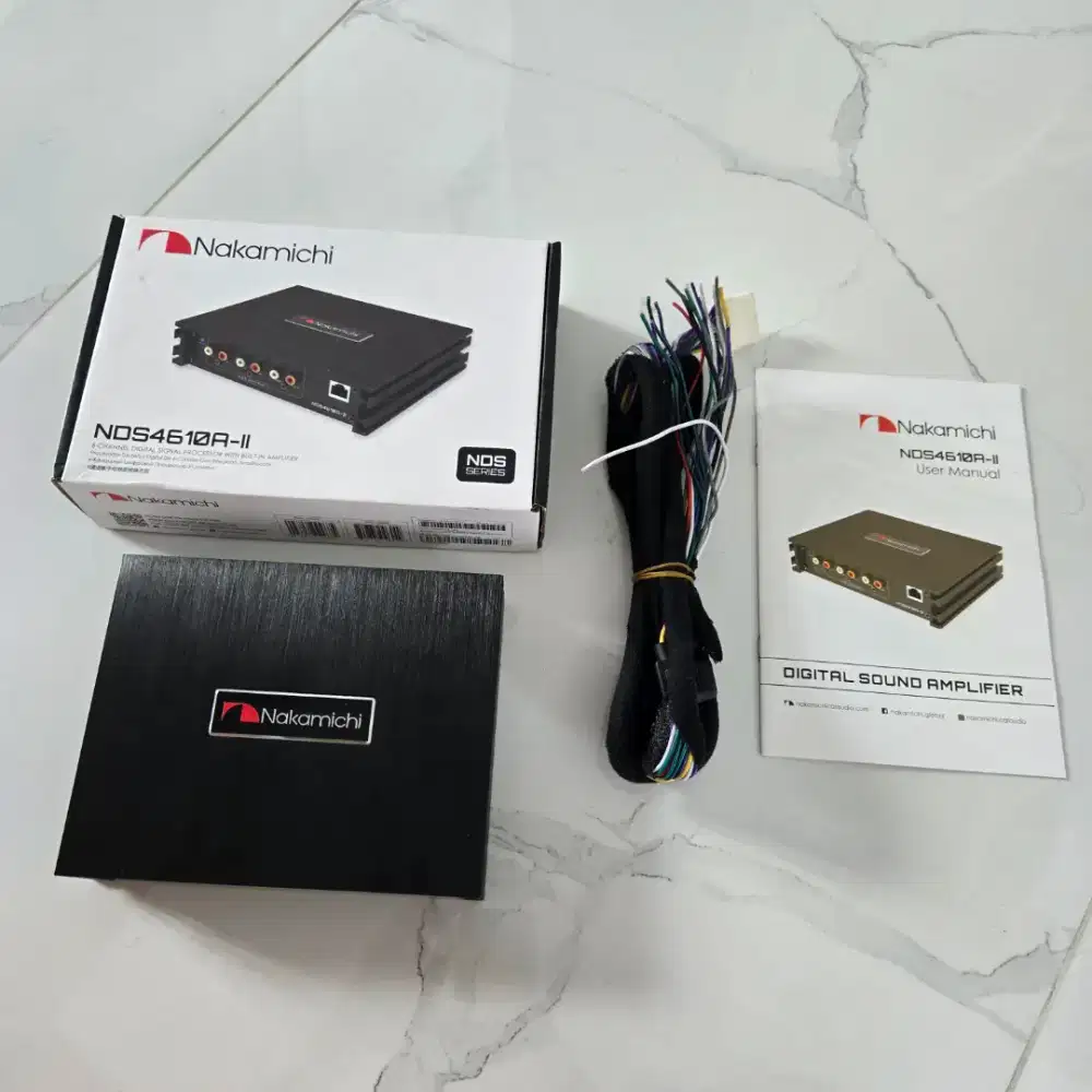 Nakamichi NDS4610A-II DSP Amp 6 Channel. Fullset. Like New. Normal