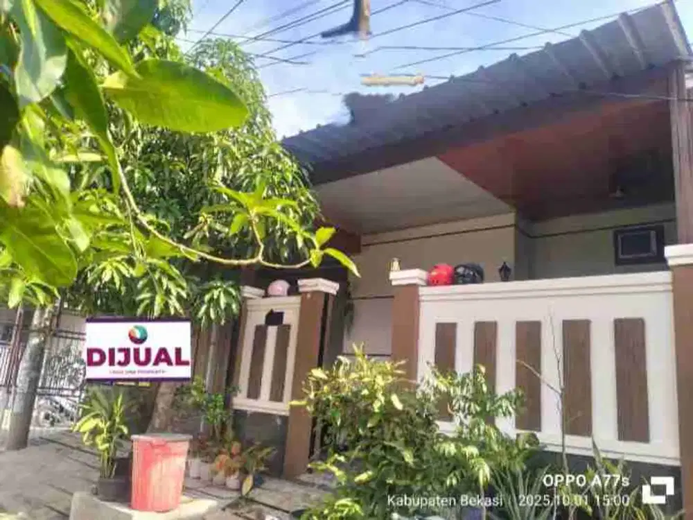 Rumah Hook 1.5 LT Siap Huni Bebas Banjir di Green Residence, Bekasi