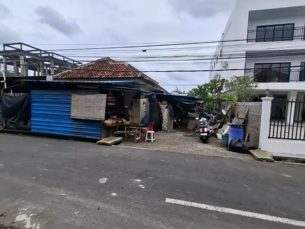 Dijual Tanah Bonus Bangunan Kost 4,8 Are Dekat Jalan Utama Tukad Badung
