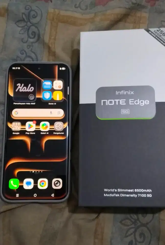 Infinix Note edge 5G 8/256GB BARU