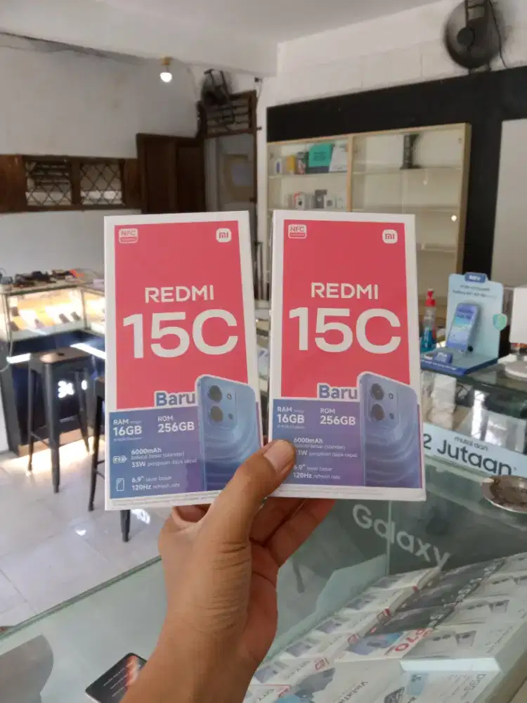 FAST RESPON WA Xiaomi Redmi 15C NFC 8+8/256 Garansi resmi 15bln