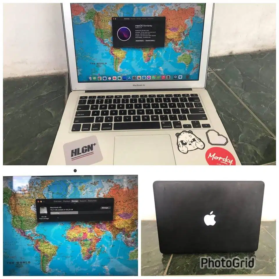 Macbook Air 13inch, 2017 ram 8Gb Ssd 256Gb