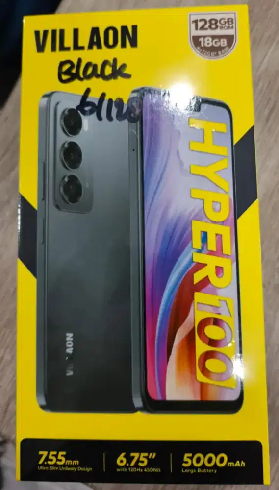 Villaon HYPER 100 Hyper100 H100 6/128 BNIB Garansi Resmi Indonesia