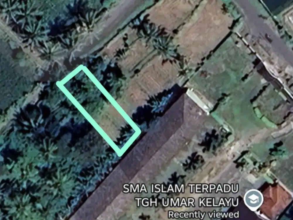 DIJUAL TANAH 293 m2 (2,93 are) DI JORONG KELAYU LOMBOK TIMUR
