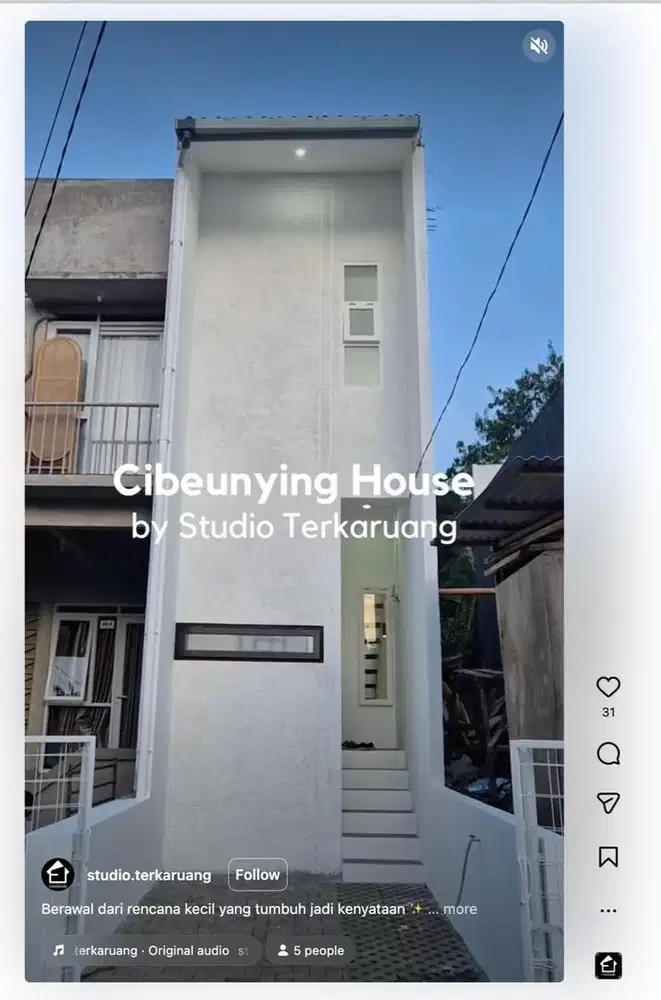 Rumah disewakan di Ligar Hills dekat Cigadung