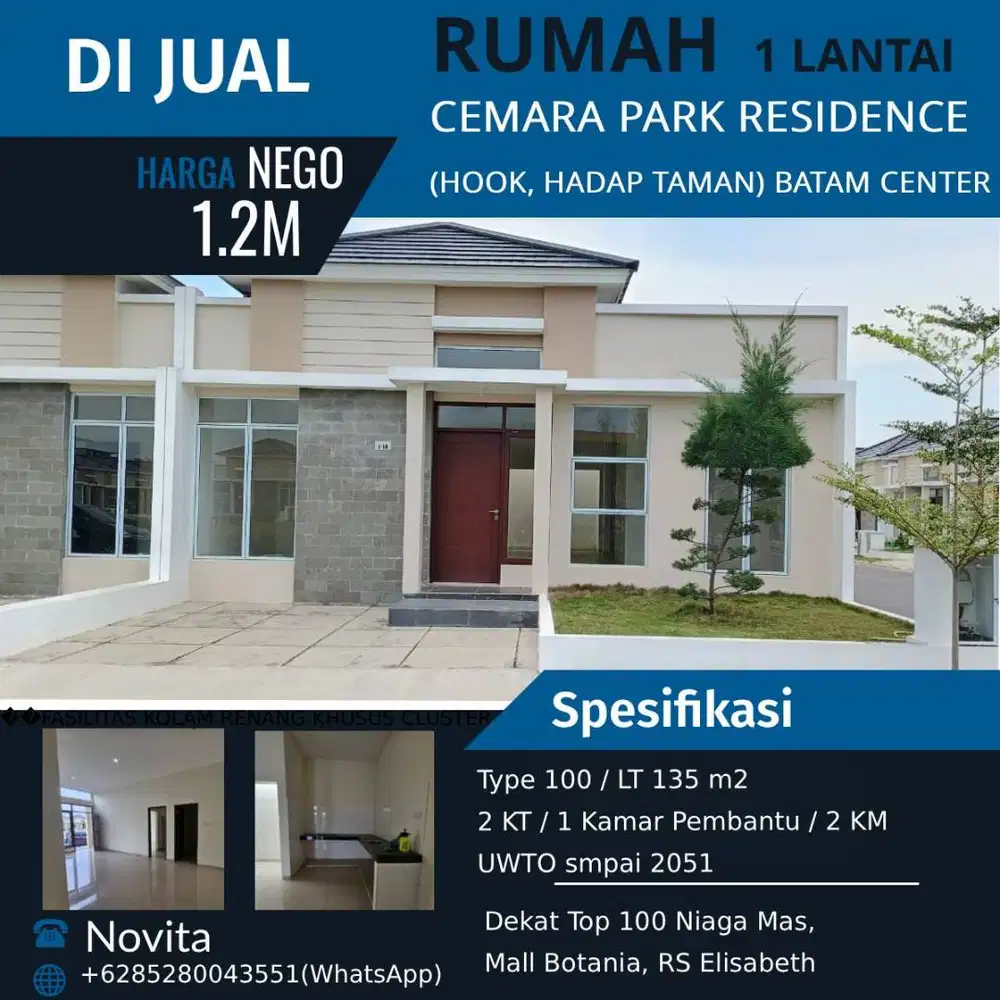 Rumah Cemara Park Residence ( HOOK )