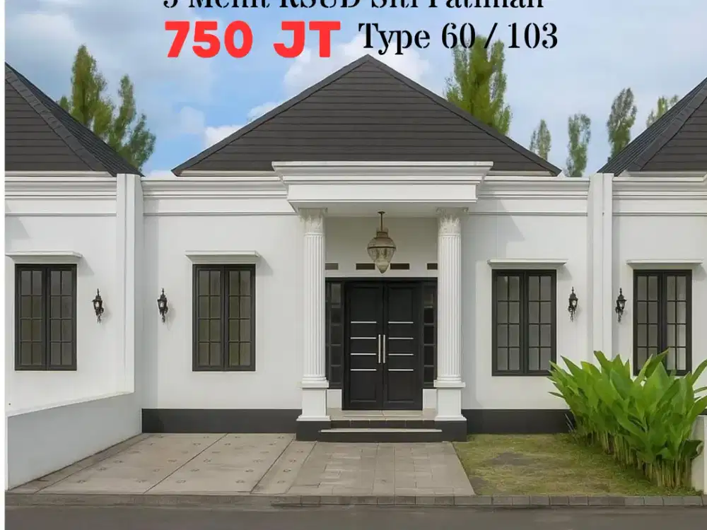 Rumah Baru Cluster Burlian Permai | Type 60/110 | 3 KT 2 KM | 5 Menit RSUD Siti Fatimah | 750 Jt