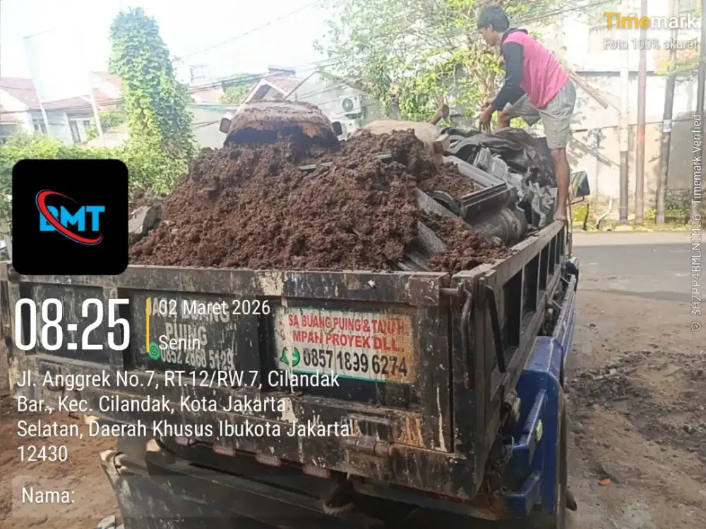 Jasa angkut puing dan buang sampah