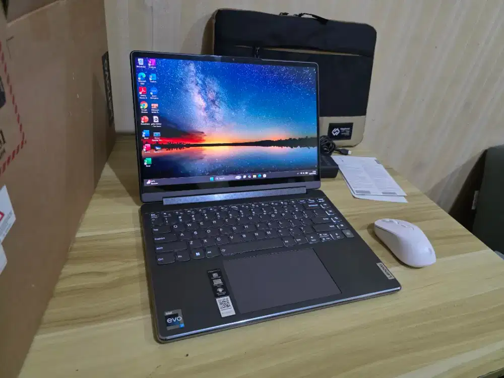 Laptop Yoga 9i i7 1360P ram 16gb Touch Oled mrp spectre x360 xps flip