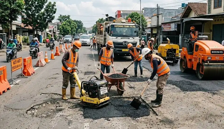 JASA PENGERJAAN JALAN ASPAL DAN BETON