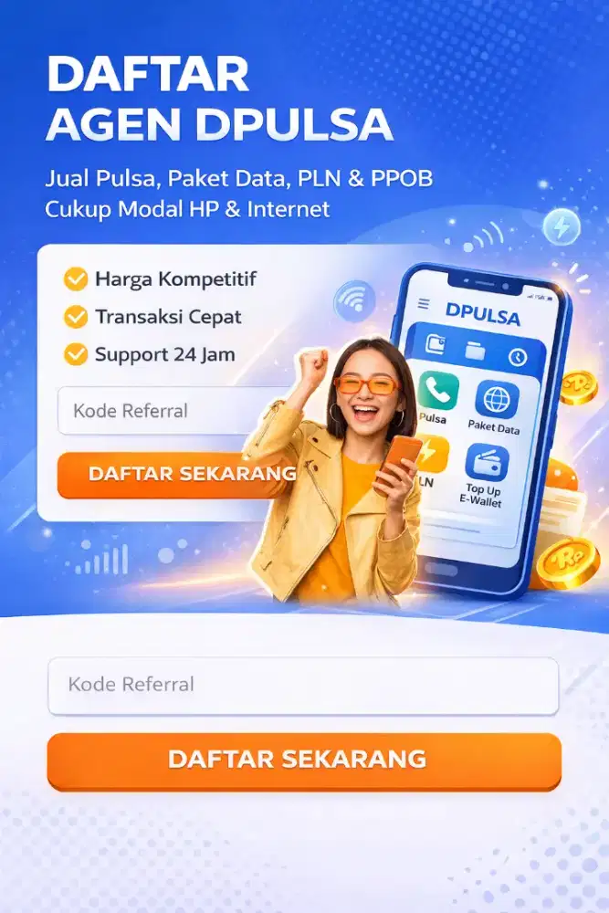 Jadi agen pulsa pendaftaran gratis