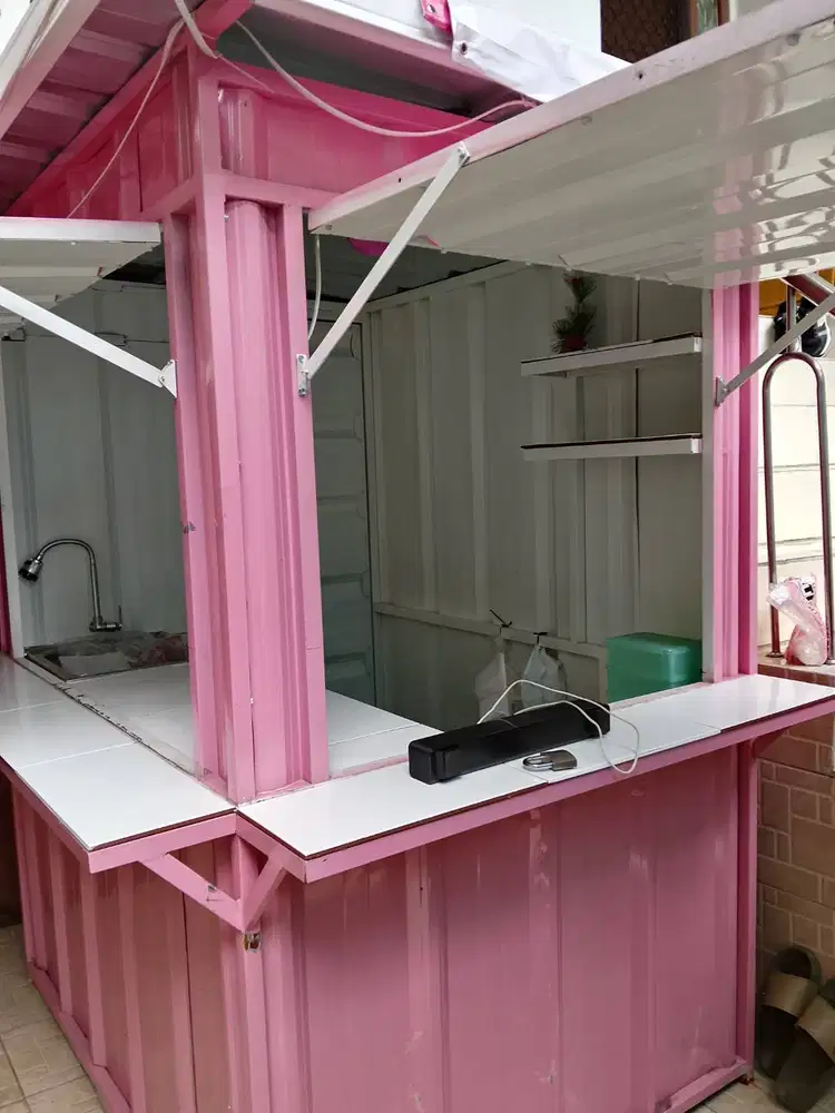Booth Container Jualan Outdoor & Indoor