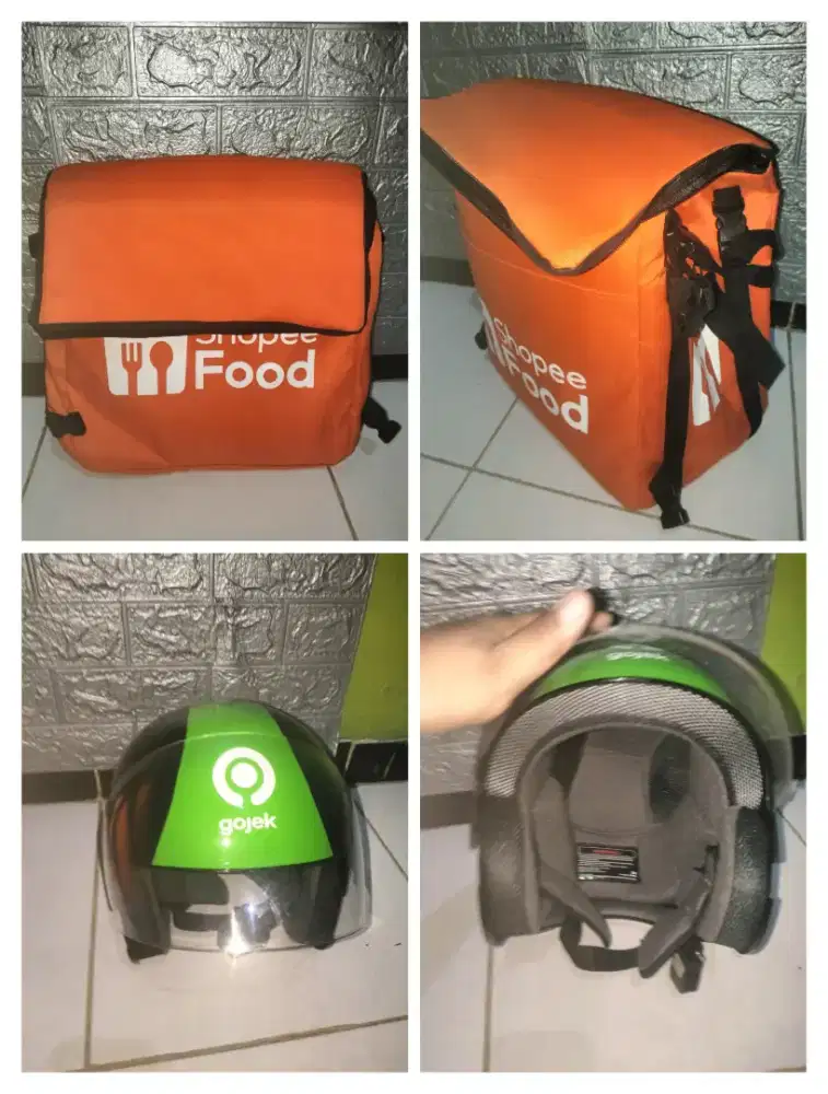 Helm dan tas kerja