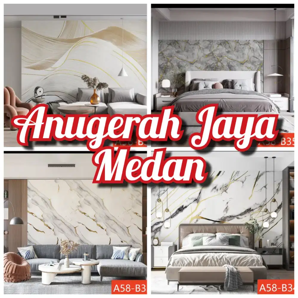 Jual bahan dekorasi wallpanel wallpaper