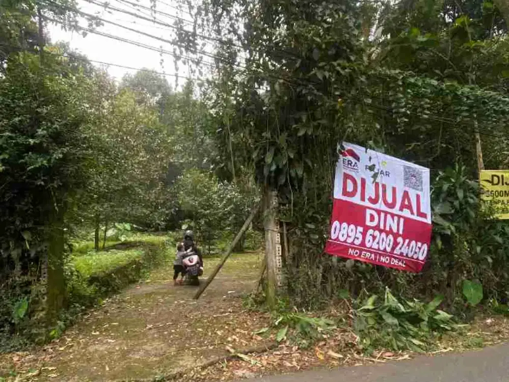 tanah dijual 5.600 meter posisi hook tamansari sukaluyu ciapus