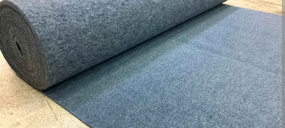 Karpet warna abu tua kondisi baru tidak jadi pakai