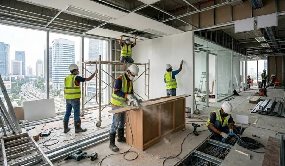 JASA UPGRADE & RENOVASI KANTOR - DESAIN INTERIOR MODERN & PROFESIONAL