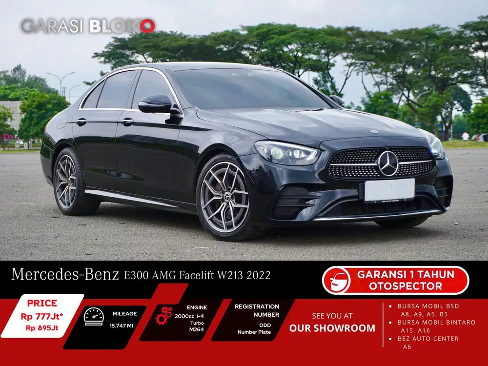 (Odo 15rb Warranty ON) Mercedes Benz E300  AMG W213 Facelift 2022