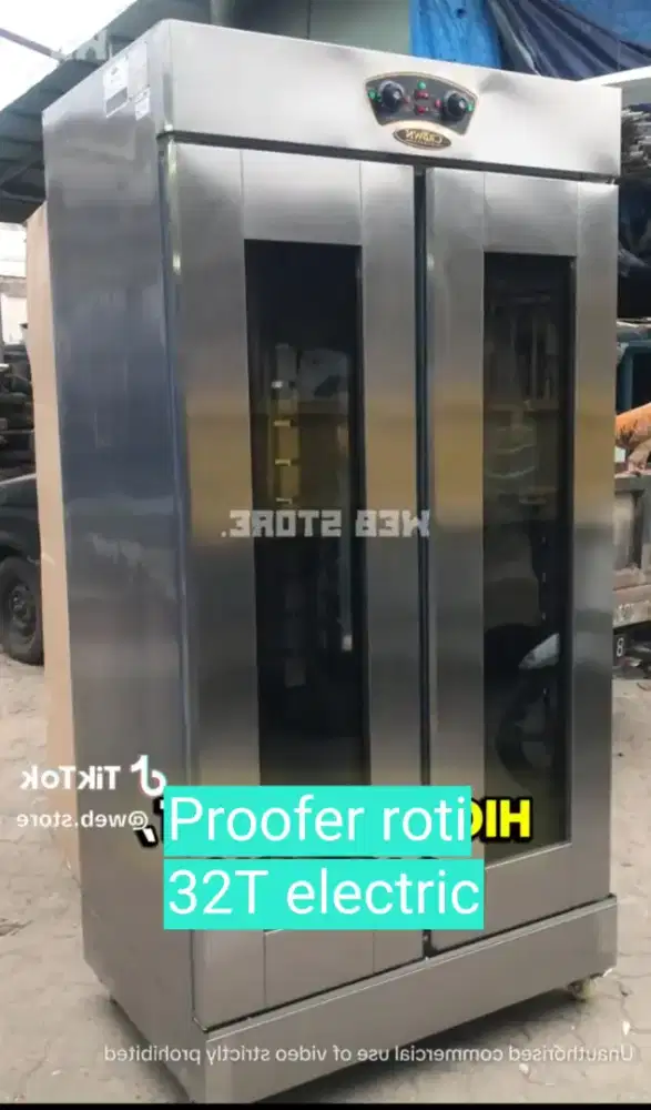 Proofer Mesin Proofing Pengembang Adonan Crown 32 Tray