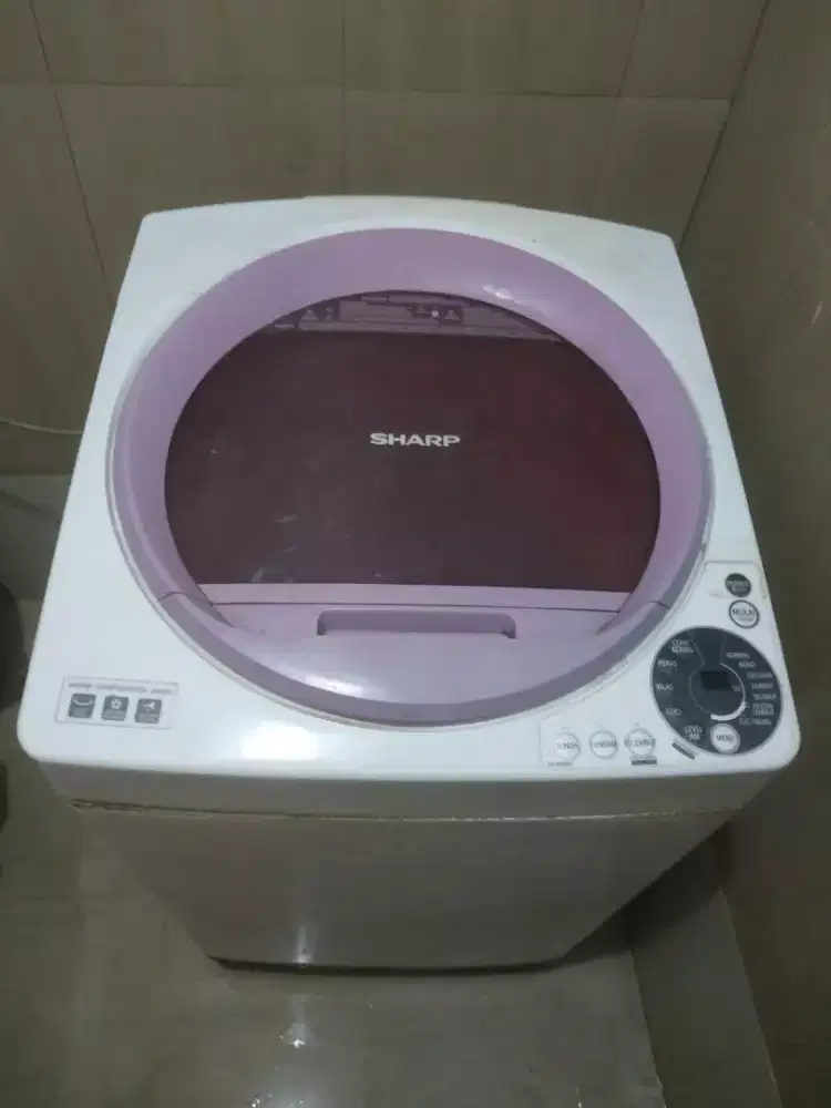 Mesin cuci Sharp 1 tabung ES-M805P kapasitas 8 kg 