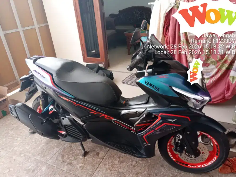 Dijual Yamaha Aerox Cibercity 2023 akhir
