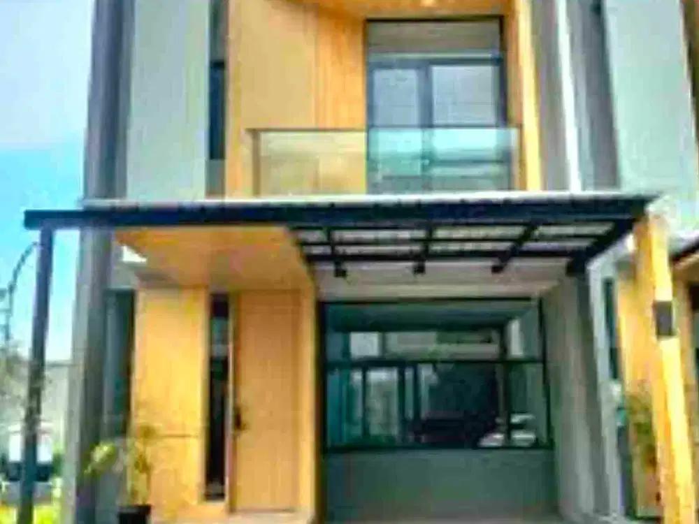 DISEWAKAN RUMAH POSISI HOEK FULL FURNISHED KAMAR 3 DI TANAKAYU BSD