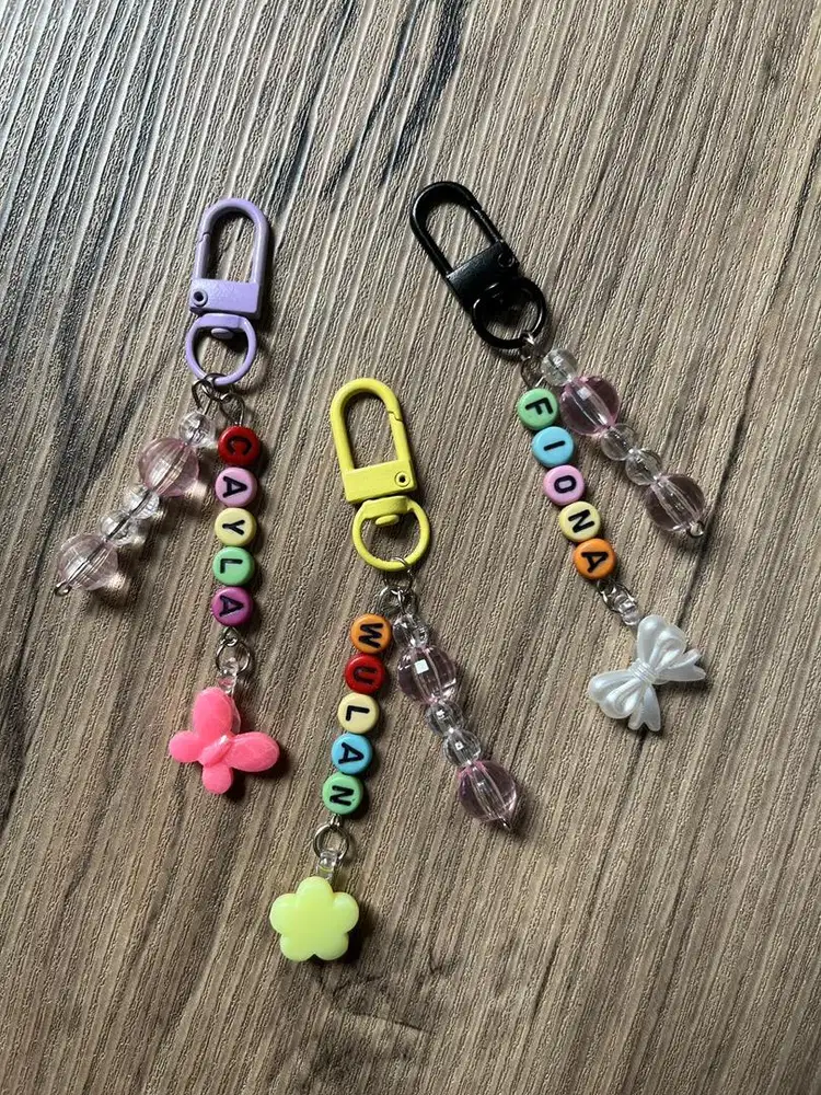 CUSTOM NAME KEYCHAIN - GANTUNGAN KUNCI NAMA ESTETIK