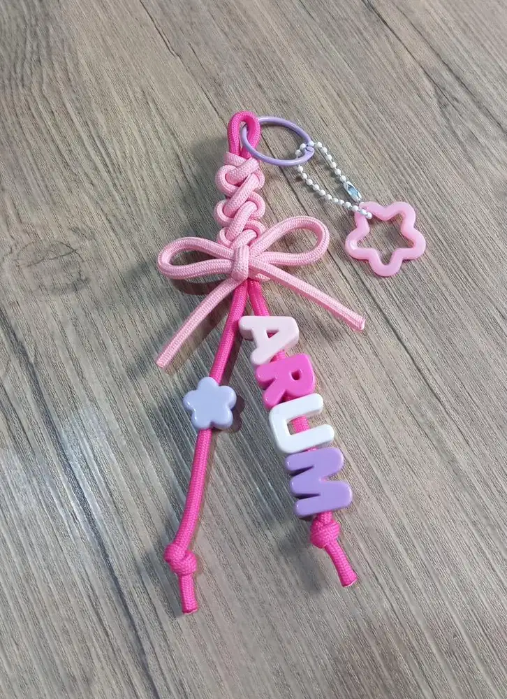 CUSTOM NAME KEYCHAIN - GANTUNGAN KUNCI NAMA ESTETIK