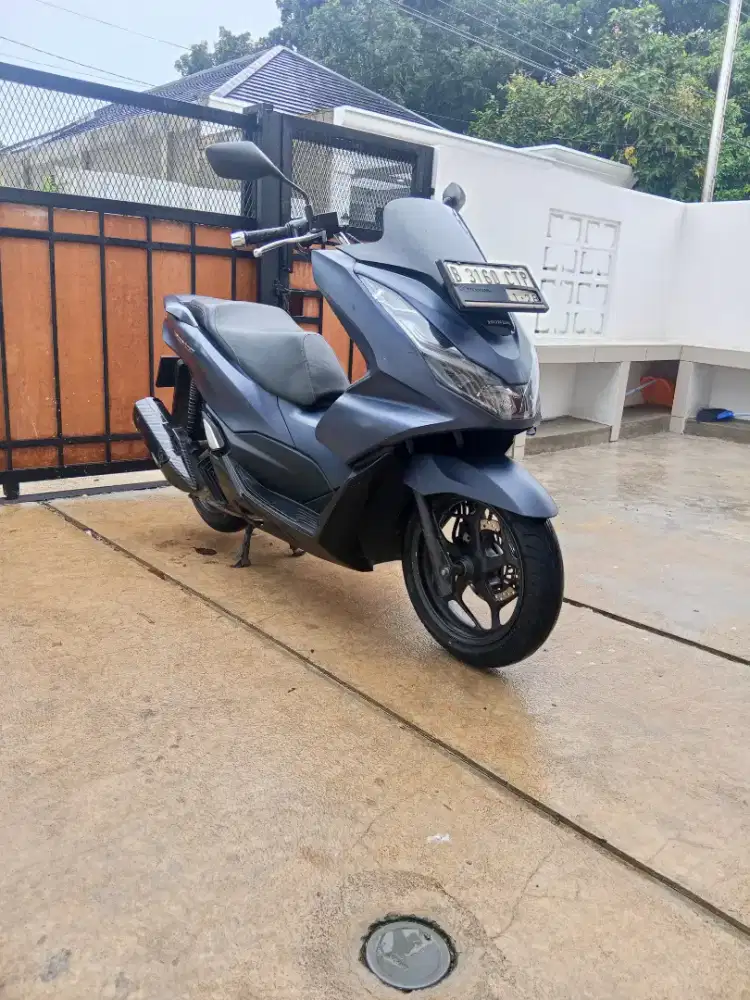 PCX 160 2023 blue matte gresss mesinya