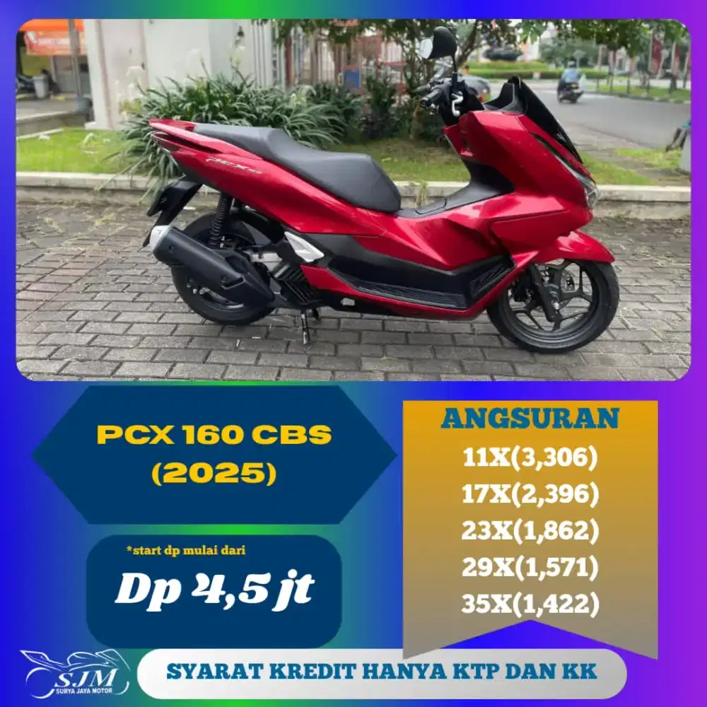 PCX 160 CBS 2025 Pajak Panjang