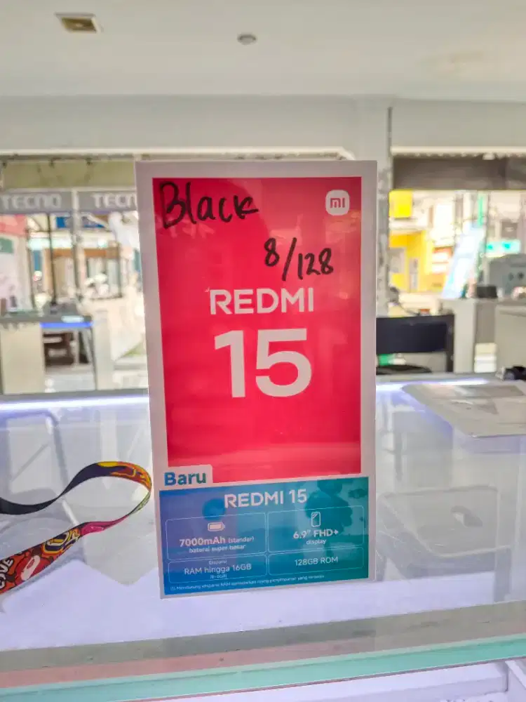 Redmi 15 barang limit 8/128 8/256