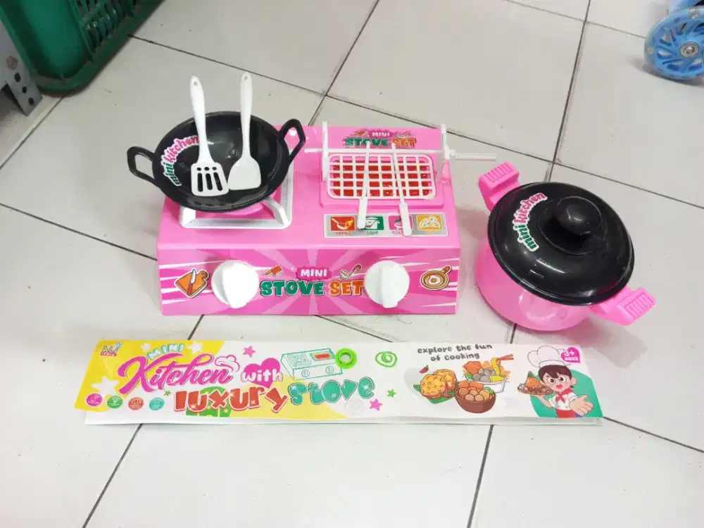 mainan anak kompor set mainan