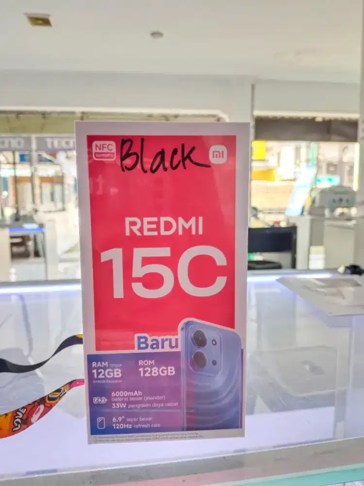 Redmi 15 satset barang sedikt 6/128