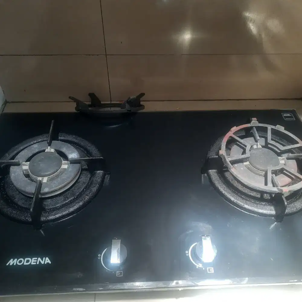 Kompor tanam nodena dua tungku pake 2 tahun