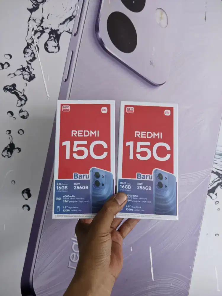 [ Fast respon WA ] Redmi 15C NFC 8+8/256 Garansi resmi 15bln