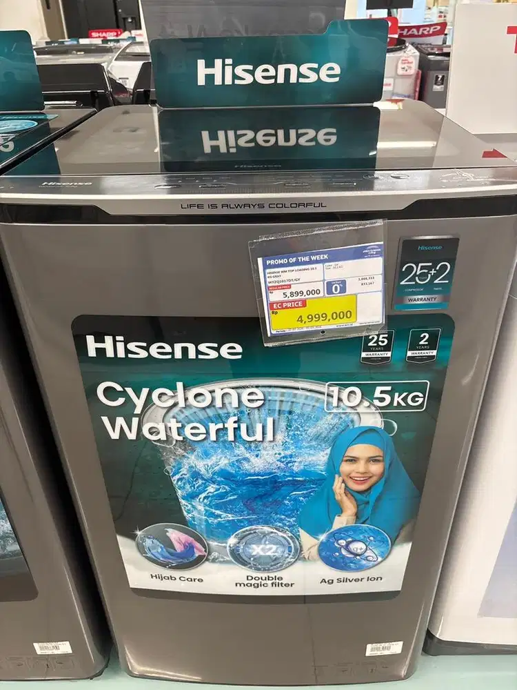 Top Loading 10.5 Kg Hisense