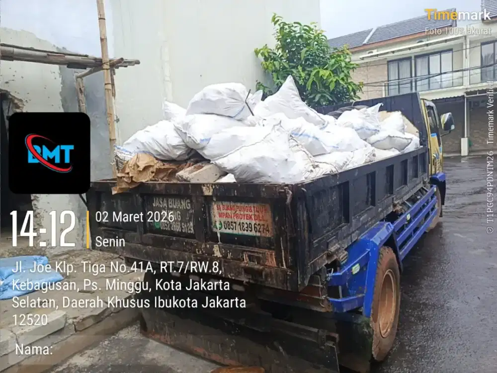 Jasa angkut puing dan buang sampah