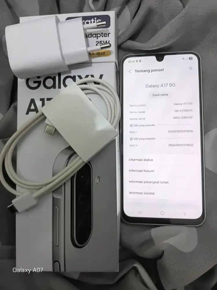 DIJUAL CEPAT SAMSUNG A17 5G 8/256 PEMAKAIAN BARU 3 MINGGU