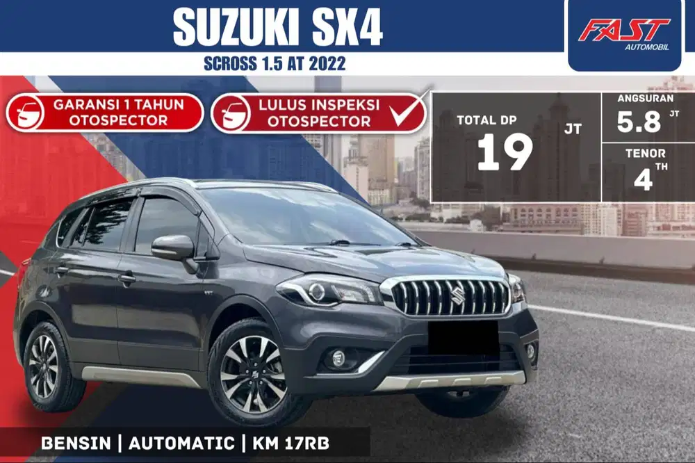 SUZUKI SX4 SCROSS 2022 1.5 AT LOW KM.17RB ANTIK LIKE NEW