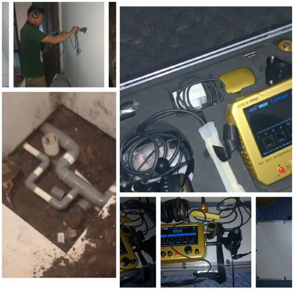 Jasa service pipa bocor dalam tanah maupun dalam bangunan tak terlihat