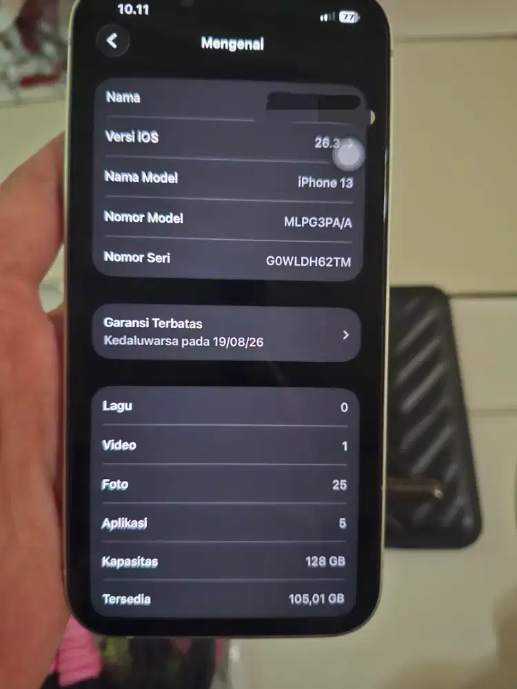 Iphone 13 starlight mulus no minus