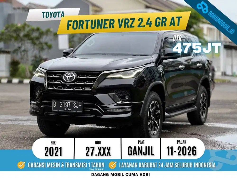 Toyota VRZ GR 2.4 AT 2021 Hitam