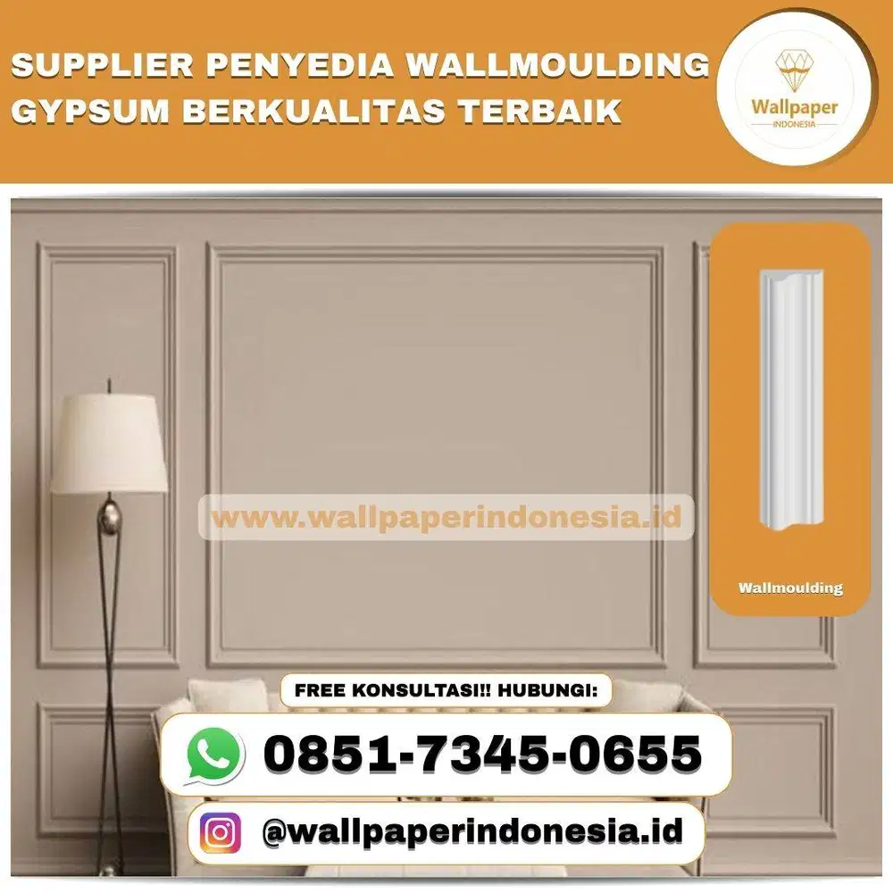 SUPPLIER PENYEDIA WALLMOULDING GYPSUM BERKUALITAS TERBAIK