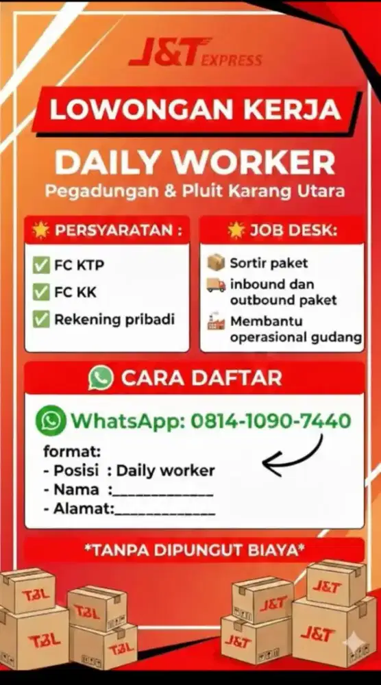 LOKER SPRINTER , BAGIAN GUDANG.