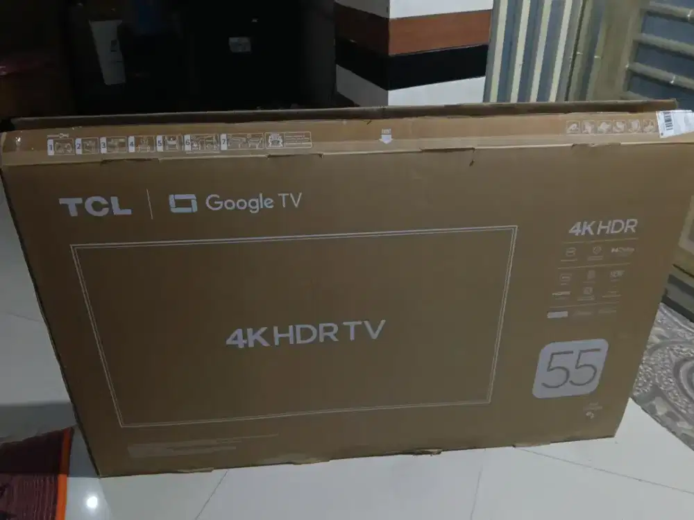 Google TV TCL 55 Inc Likenew