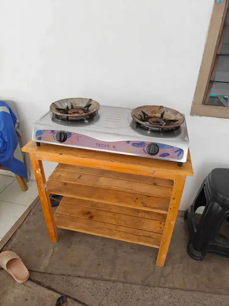 Meja + kompor excstar