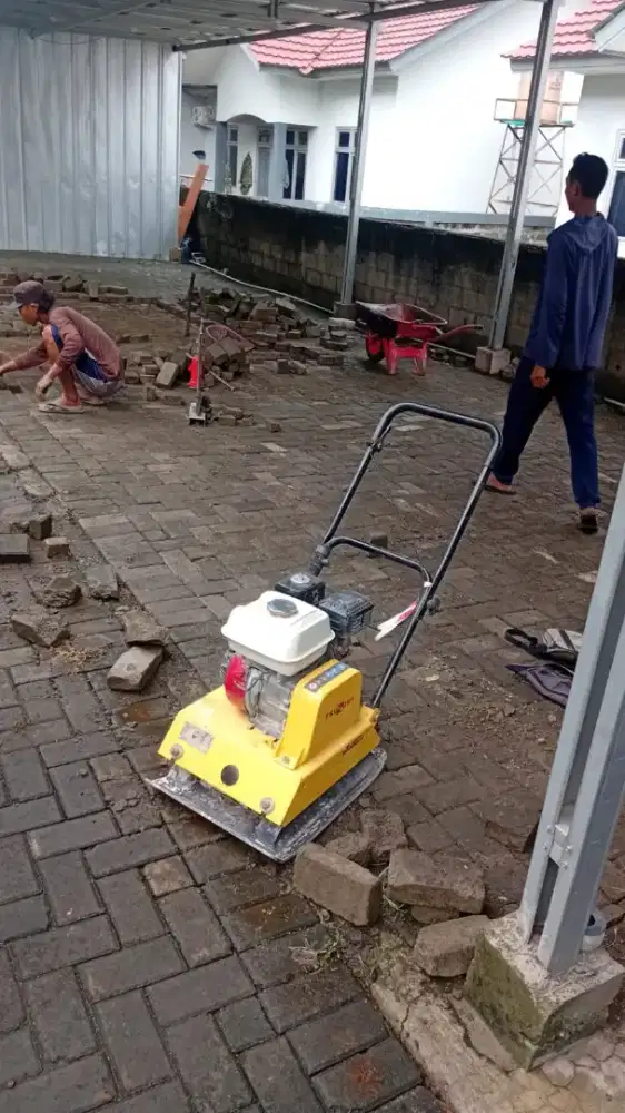 Mesin giling pemadat 2ton baby roller setemper kodok jackhammer