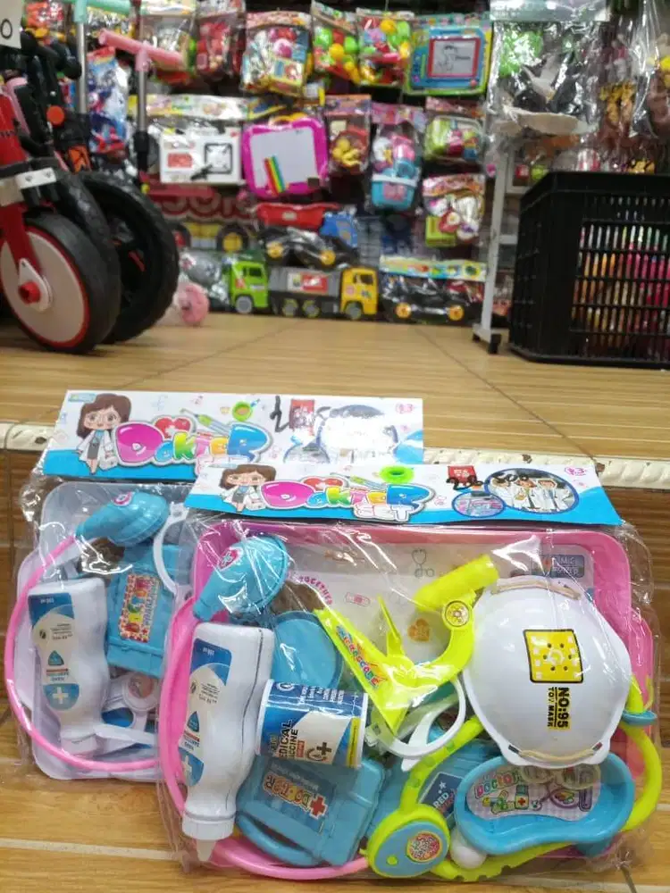 mainan anak dokter nampan set
